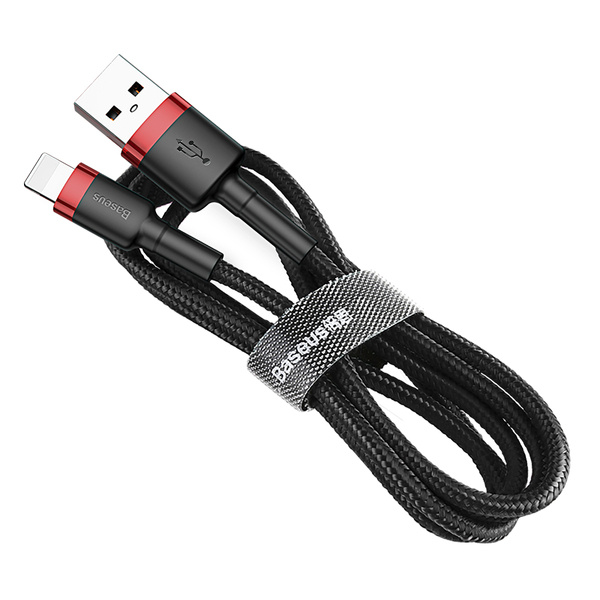 Baseus Cafule Cable | Mocny kabel USB - Lightning do iPhone 6 7 8 X 2.4A 1m
