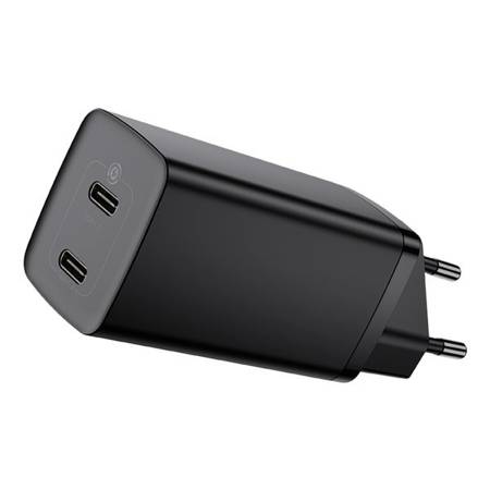 Baseus GaN2 Lite | Ładowarka sieciowa 2x USB-C Power Delivery Quick Charge 4.0 Samsung AFC 65W